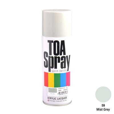 TOA Spray MIST GREY 400 CC.