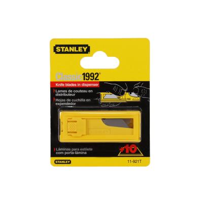 ใบมีดคัตเตอร์ STANLEY รุ่น 11-921T ขนาด 18 มม. (แพ็ค 10 ใบ)