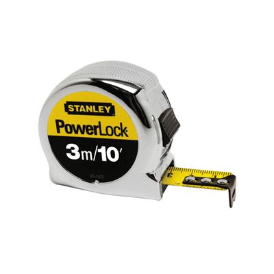 ตลับเมตร Micro Power Lock STANLEY รุ่น 33-523 ST. ขนาด 3 เมตร